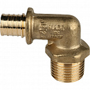 Купить Угольник-переходник с наружной резьбой 25xR 3/4" для труб из сшитого полиэтилена аксиальный STOUT