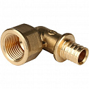 Угольник-переходник с внутренней резьбой 20xG 1/2" для труб из сшитого полиэтилена аксиальный STOUT с доставкой в Волгоград